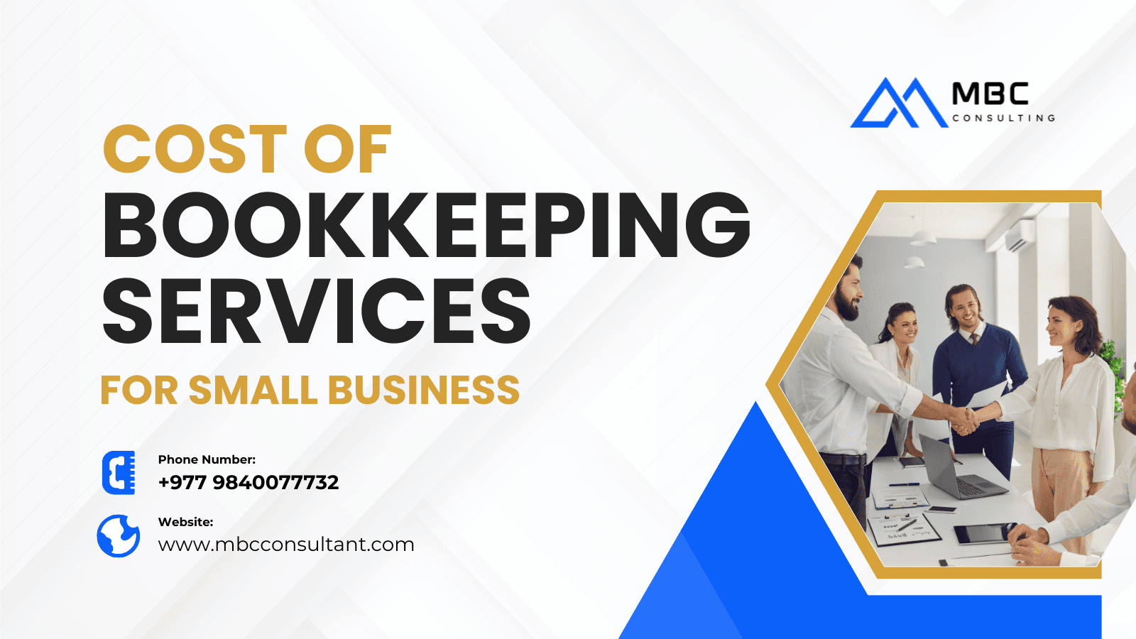 Bookkeeping Cost for Small Business | MBC Consulting 2026 Pricing Guide